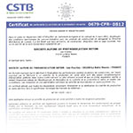 Certificat du CPU éléments de pont